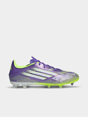 adidas Mens F50 League FG/MG Purple Boots