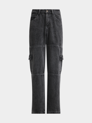 Jet Older Boys Grey Carpenter Jeans