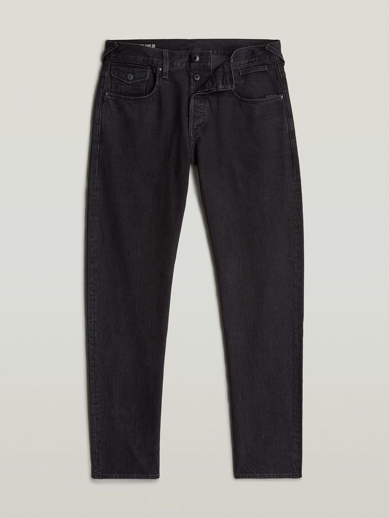 G-STAR MORRY REGULAR TAPERED - Jeans Baggy - Worn In Black Obsidian Gs122g11v Q11