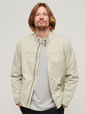 Men's Superdry Grey Classic Harrington Jacket