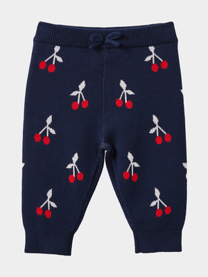 Cotton On Baby Navy Cohen Relaxed Knit Pants