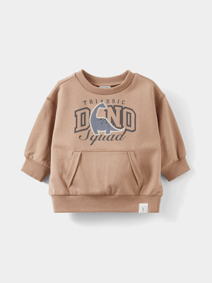 Cotton On Baby Brown Alma Drop Shoulder Sweater