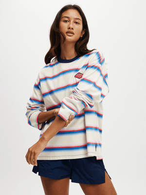 Women's Cotton On Multicolour Active Long Sleeve Graphic Crew Top