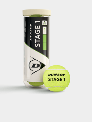 Dunlop Stage 1 3 Green Tennis Balls