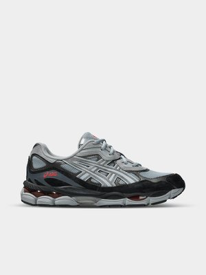 Asics Men's Gel-Nyc Grey/Red Sneaker