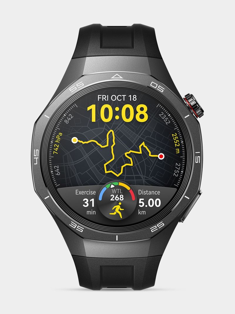 Huawei Watch GT Pro 46mm Titanium Case Black Bash