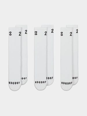 Jordan Unisex 23 White Socks