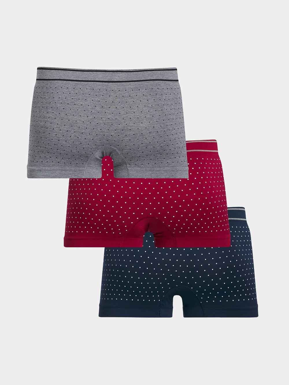 Men's Trendy Checkered & Polka Dot Bundle - 6 Pair main image 0