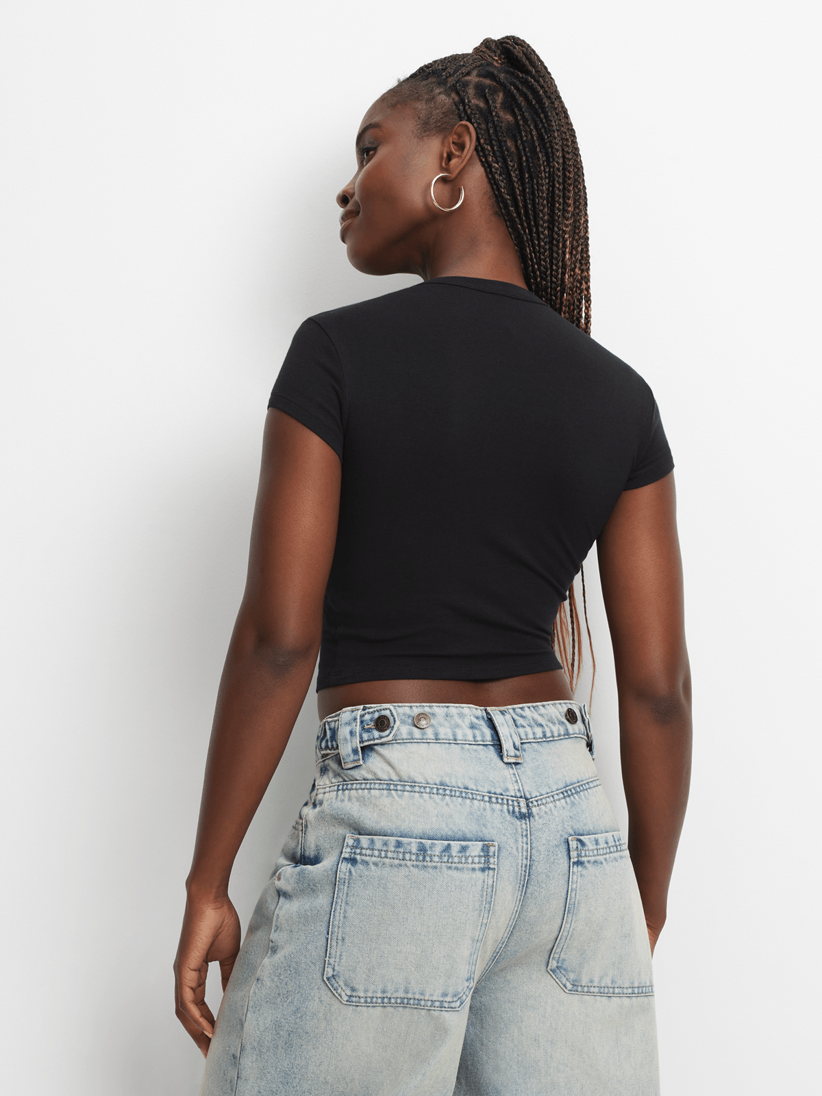 トップス FRANGANT Torso tops BLACK Cross front top in black – Outfitbook.fr