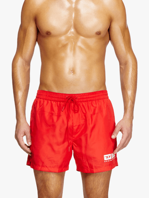 Men's Diesel White Ken-37-D-Box Shorts