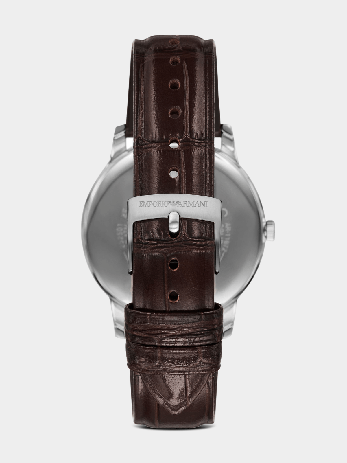 Emporio Armani Green Dial Stainless Steel Brown Crocodile - Main Image