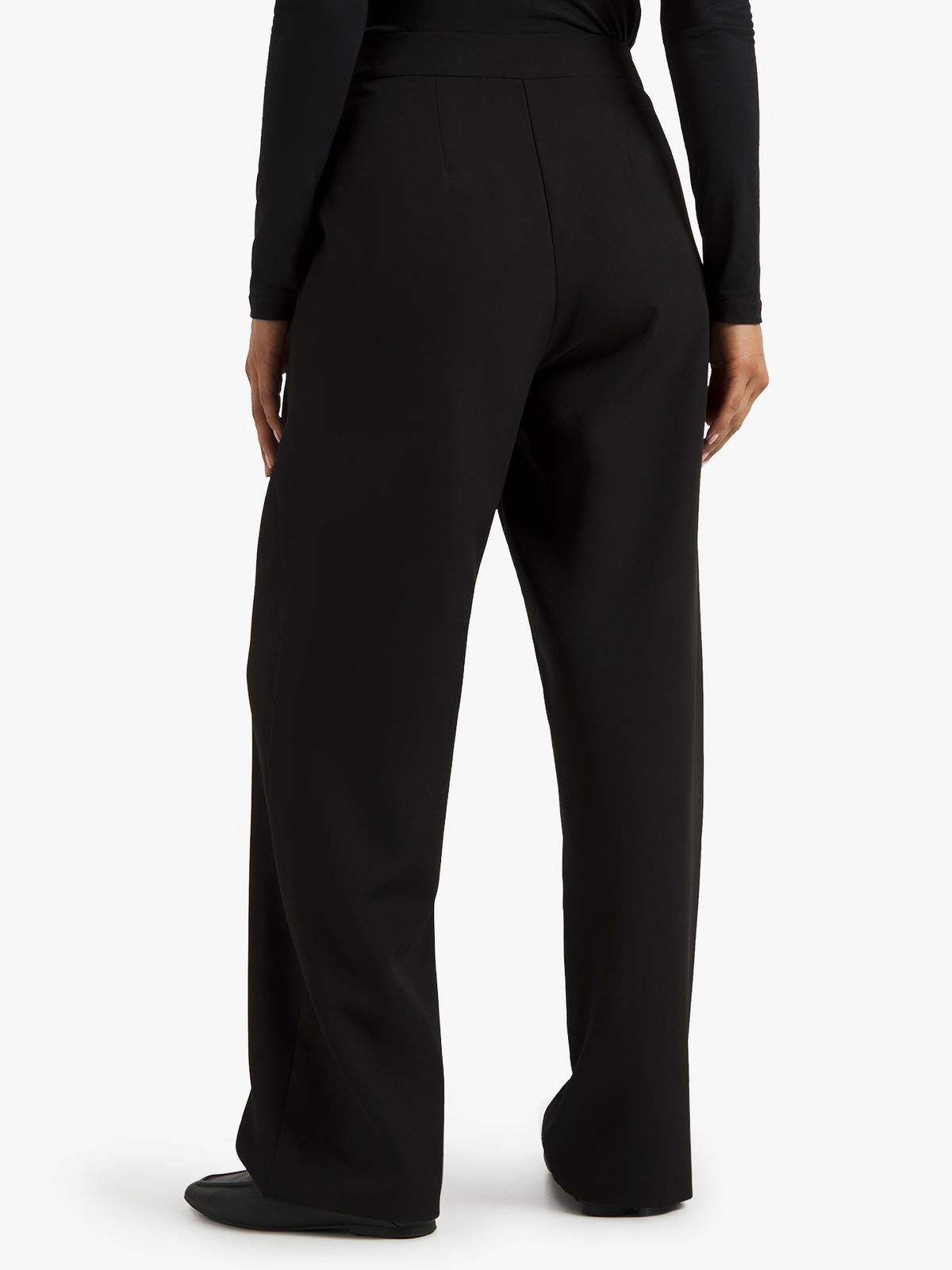 Everly Glam Stretchy Suit Pants Black