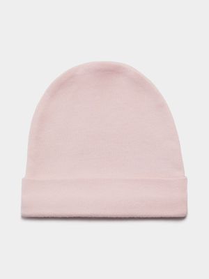 Jet Baby Girls Pink Single Core Beanie Hat