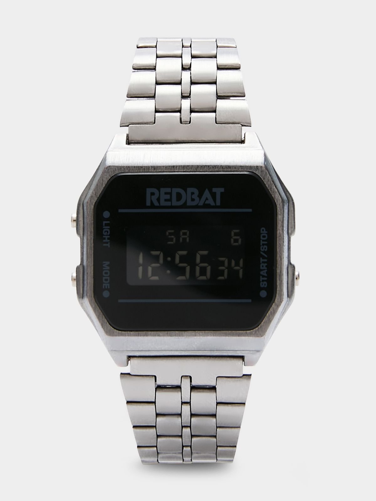 Redbat Silver Retro Watch Bash