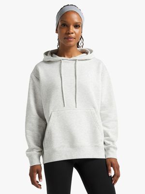 TS Womens Dynamic Fleece Grey Hoodie