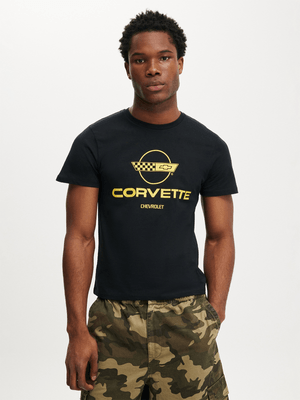 Men's Cotton On Black Baby General Motors T-Shirt