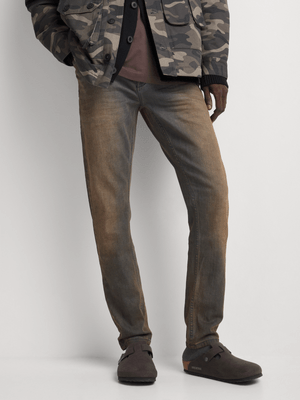 Relay Jeans Men's Skinny Dirty Tint Denim