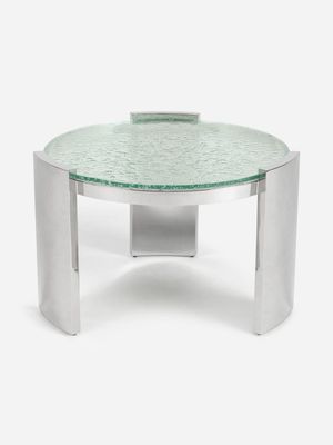 Bub Round Side Table Clear