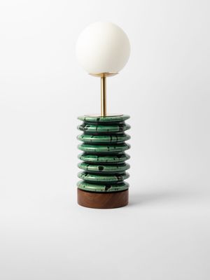 Railheim Spring Table Lamp Emerald