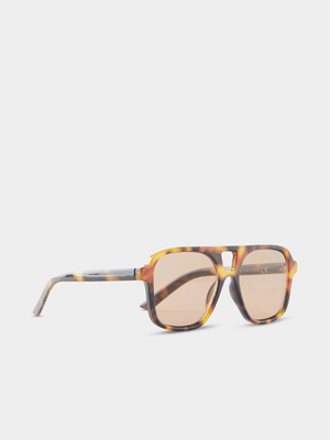 Cotton On Kids Brown Amy Aviator Sunglasses