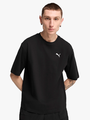 Puma Men’s Black Essential Boxy T-Shirt