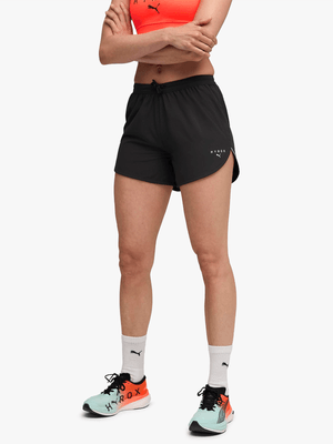 Puma X Hyrox Womens 4 Inch Ultraweave Black Shorts