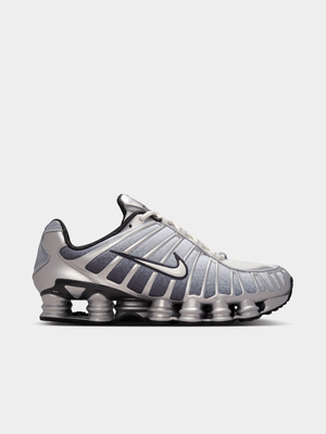 Nike Men's TL Print Silver Shox Sneaker