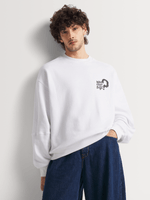 Men's Markham What About The Boys Cutline Graphic White