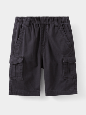 Cotton On Boy Charcoal Taylor Cargo Shorts