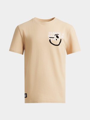 Exact Younger Boy's Natural Textured T-Shirt