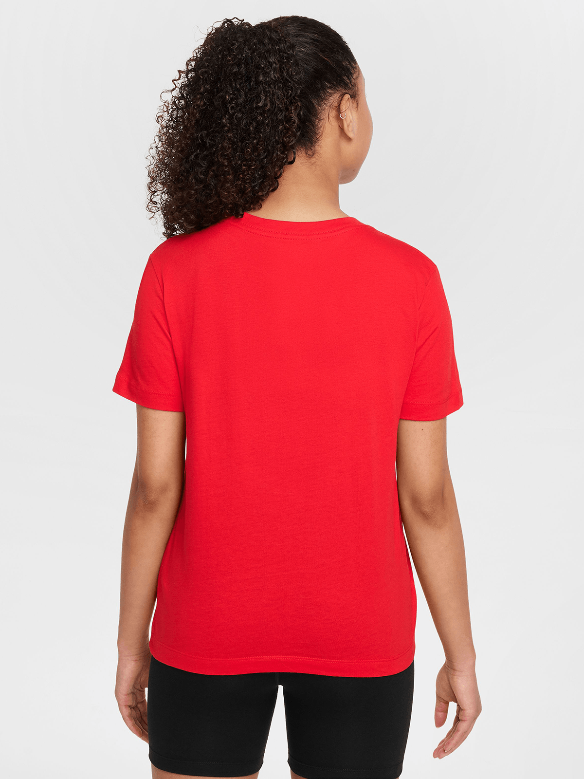 Nike Unisex Youth Sportswear Futura HBR Red T-Shirt Bash