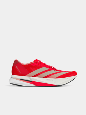 adidas Mens Adizero Boston 13 Cape Town Marathon Red Running Shoes
