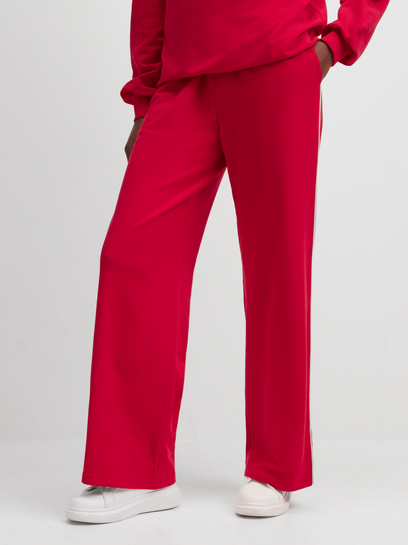 Jet Women's Red Straight Leg Active Pants | Bash