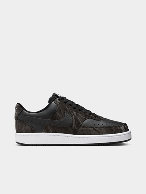 Nike Womens Court Vision Low Next Nature Black Sneakers