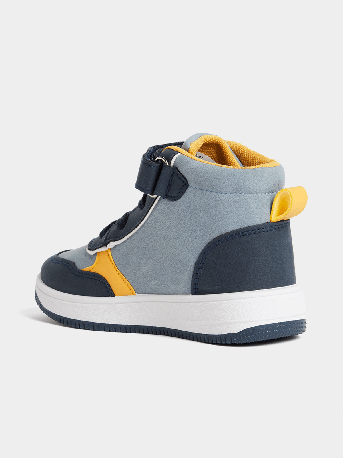 Exact Younger Boy's Navy & Grey Colourblock Sneakers | Bash