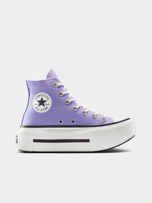 Converse Women's All Star Lift Double Violet Sneaker