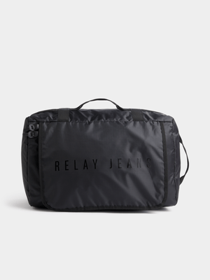 Relay Jeans Men's Nylon Black Backpack