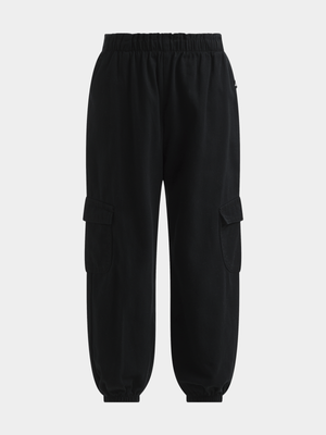 Exact Older Girl's Black Utility Pants