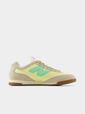 New Balance Unisex RC42 Beige/Lime Sneaker