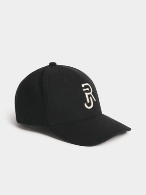 Relay Jeans Men's Melton Black Peak Cap