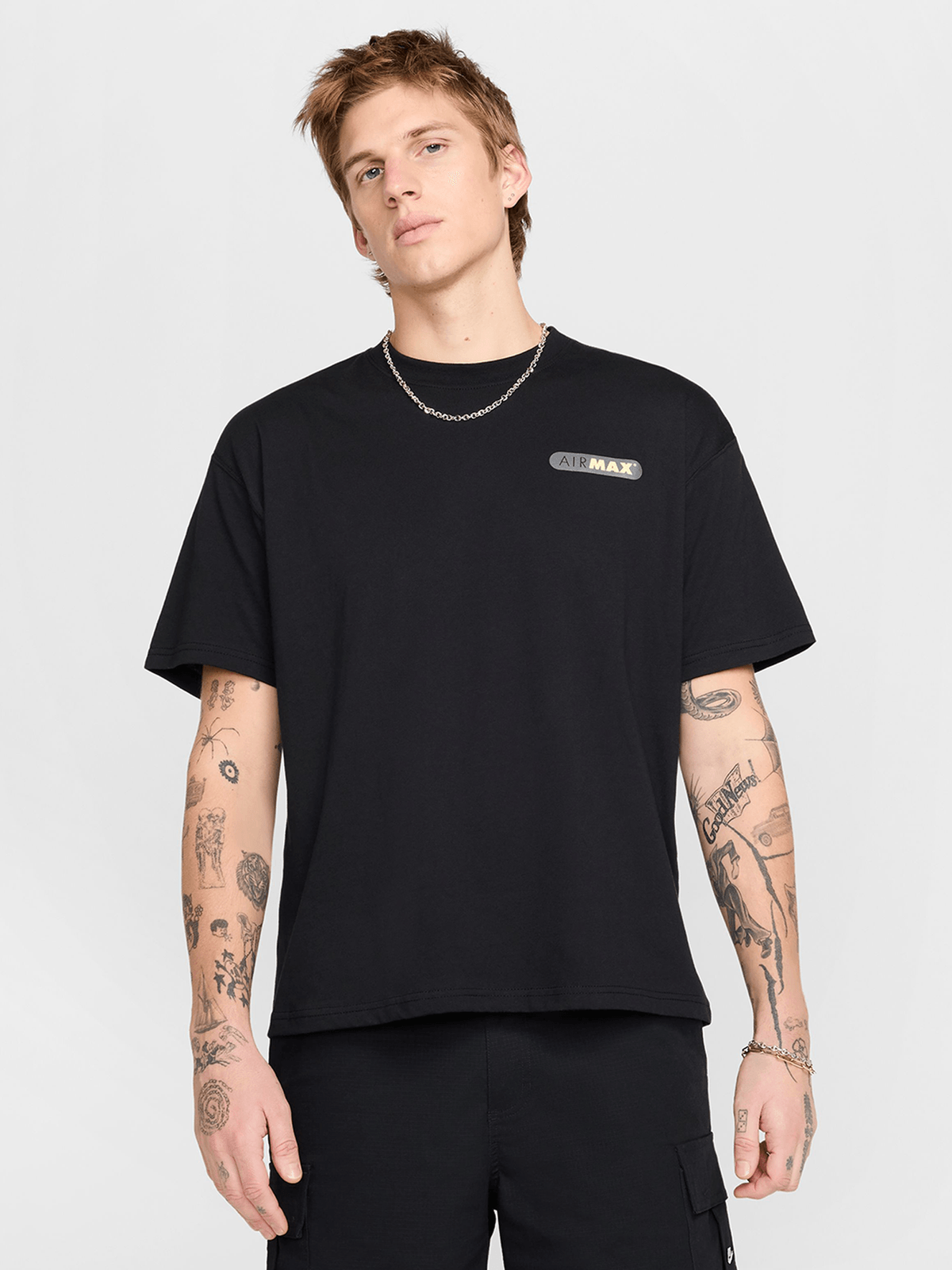 Nike Men's Nsw Max90 Black T-Shirt | Bash