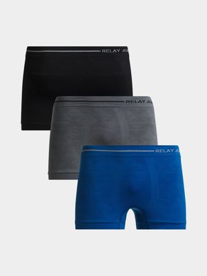 Relay Jeans Men's 3 Pack Geo Multicolour Boxers