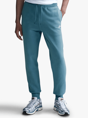 Nike Mens Club Denim Turquoise/White Jogger