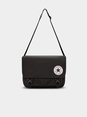 Converse Unisex Chuck Taylor Messenger Black Bag