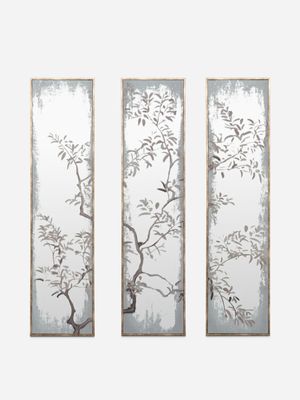 Framed Art Mirror Set/3