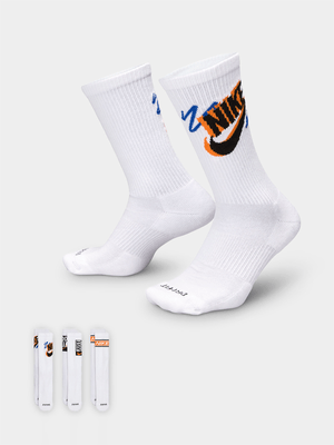 Nike Everyday Plus Crew 3-Pack Multi Socks