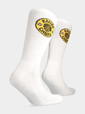 Kappa Kaizer Chiefs High Ankle White Socks