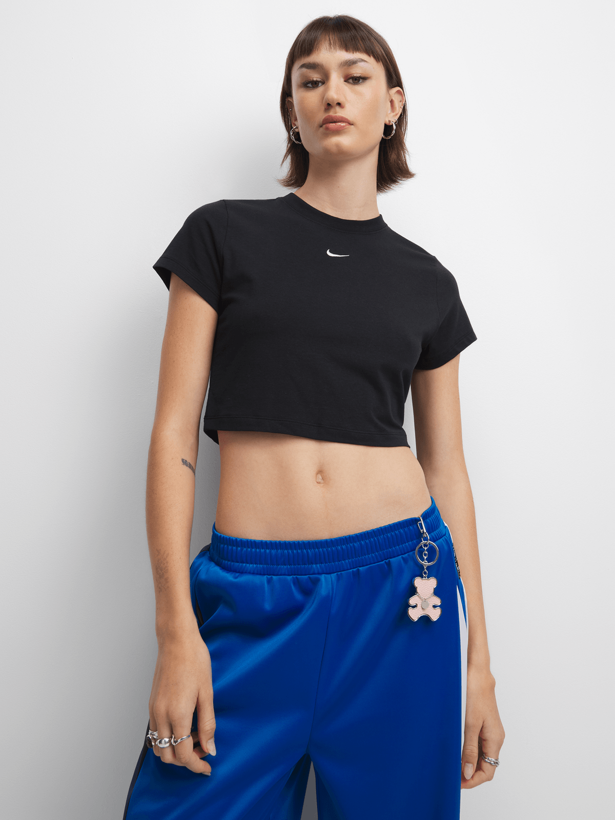 cropped nike t shirt