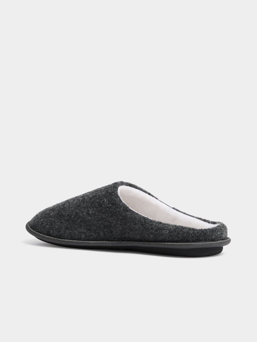 Men's Grey Felt Slippers | Bash