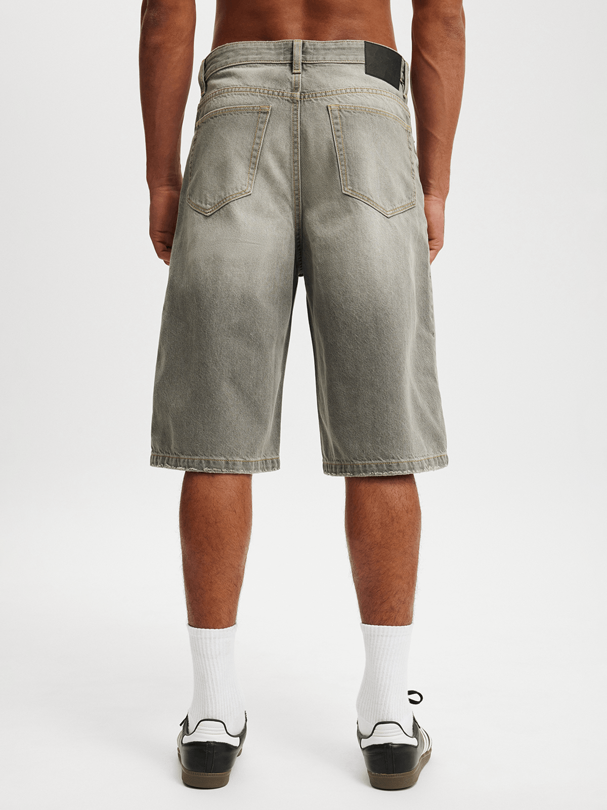 Men's Cotton On Grey Super Baggy Jorts | Bash